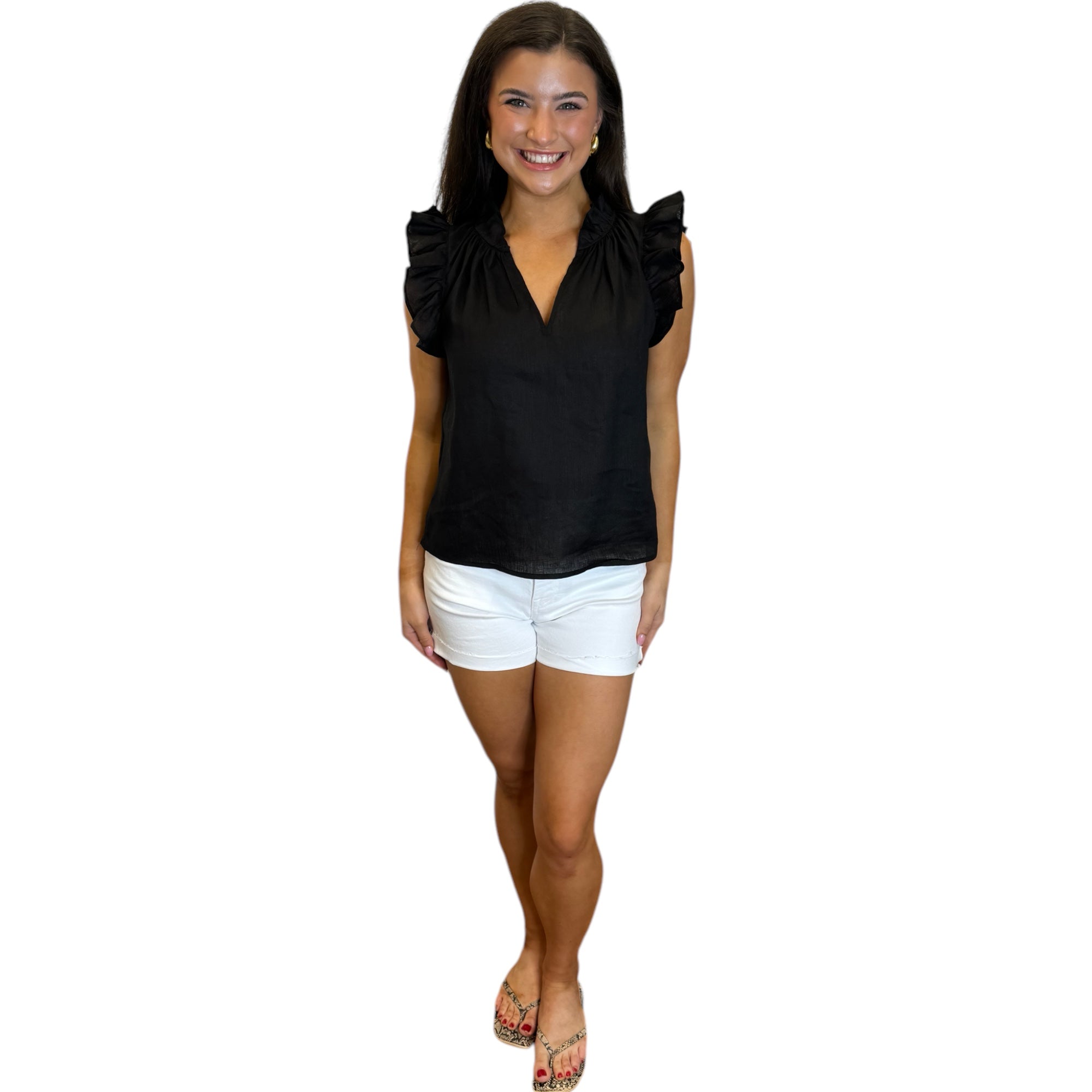 Heidi Linen Top