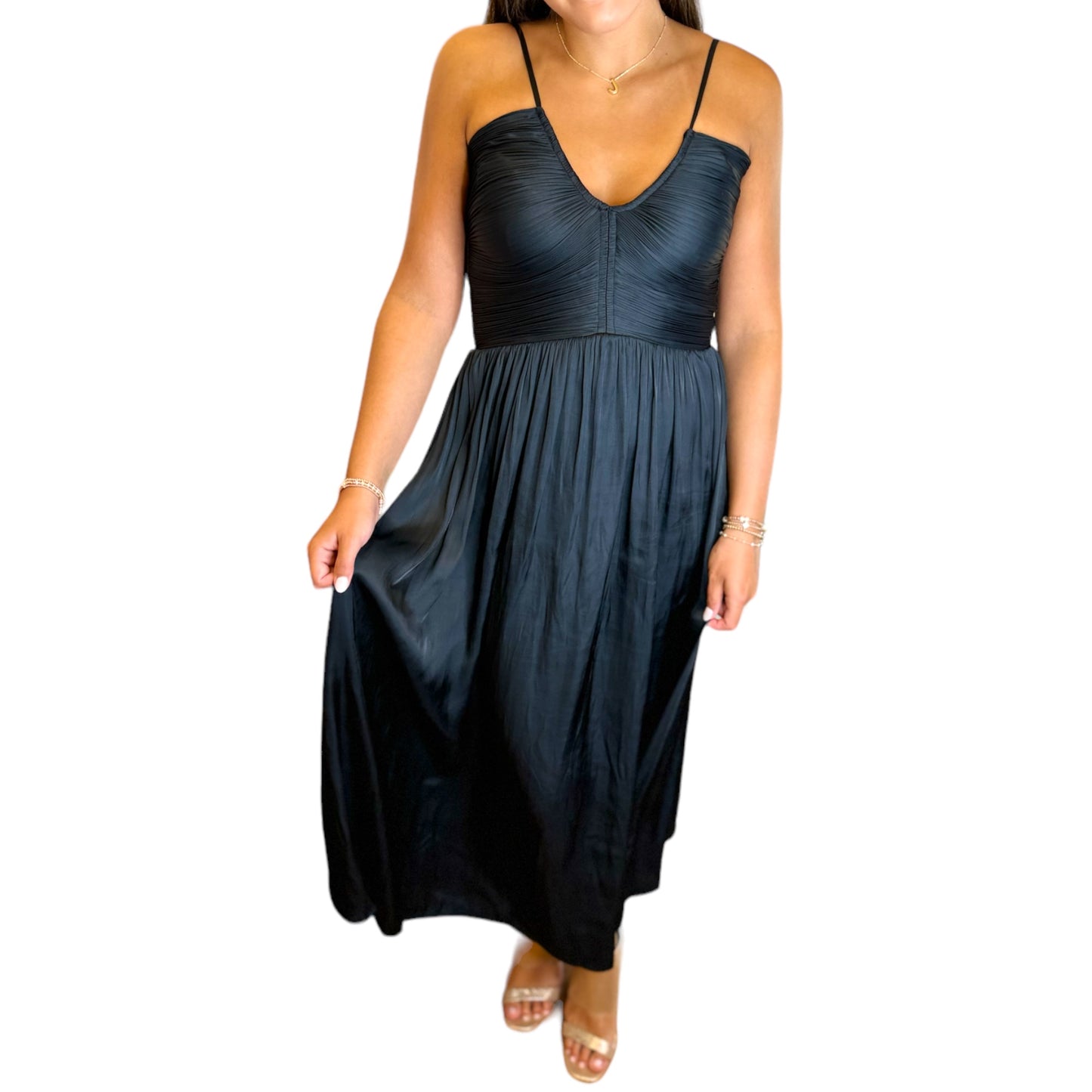 Black Claudine Dress