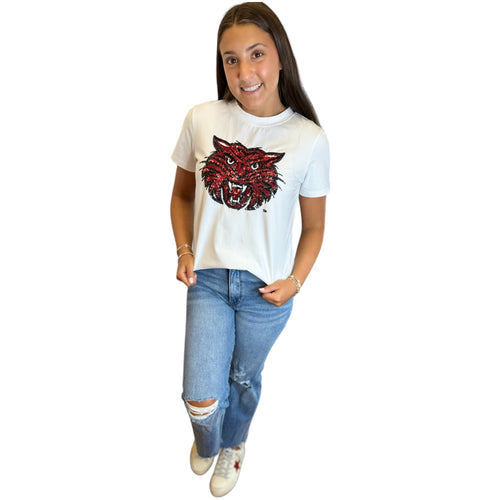 Bearcats Sequin Embellished Game Day Spirit Tee