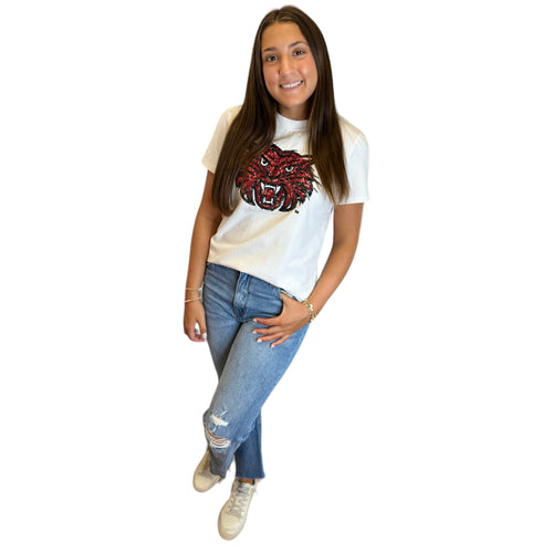 Bearcats Sequin Embellished Game Day Spirit Tee