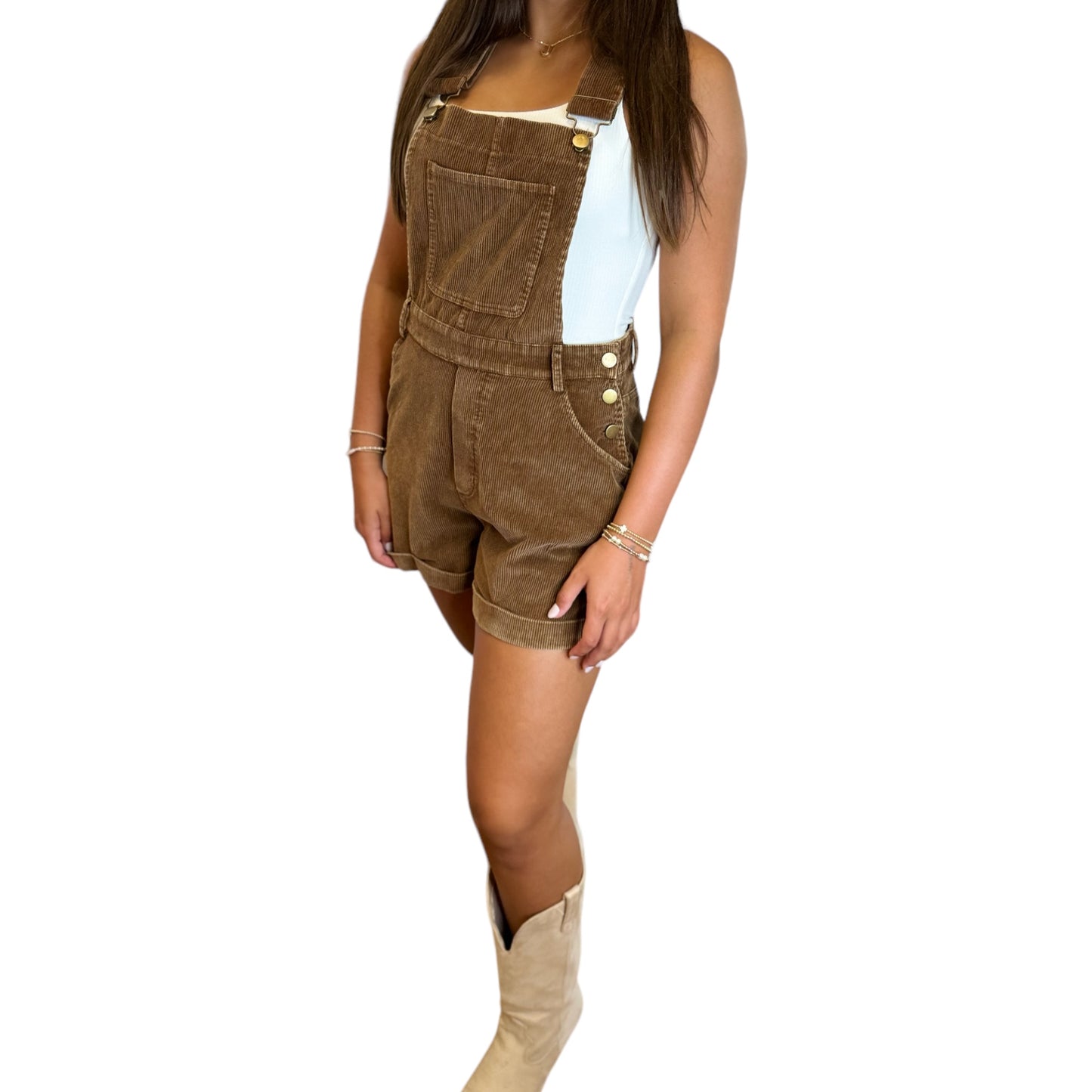 Kahlo Cord Overalls