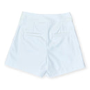 White Vegan Leather Shorts