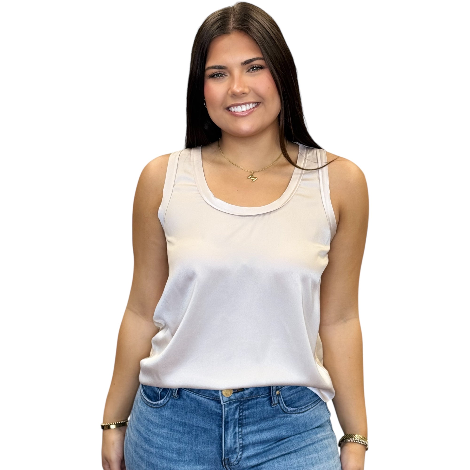 Cassidy Tank - Stone