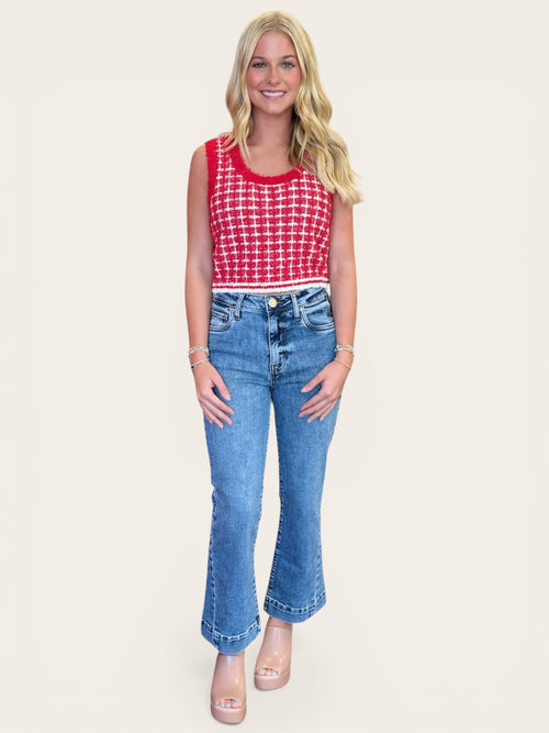 Kelsey HR Ankle Flare Leg - Wide Hem | Adore Boutique women's clothing & accessories