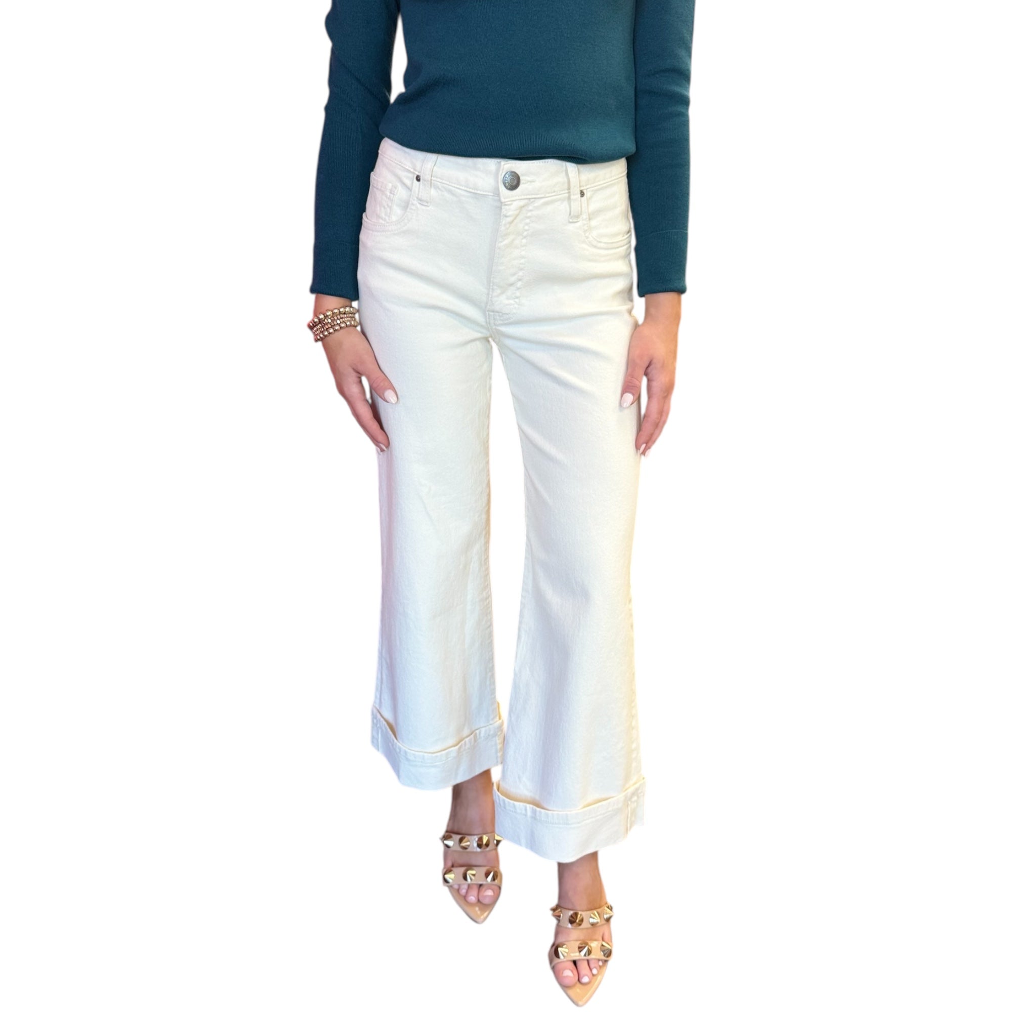Meg HR Fab AB Wide Leg - Candle