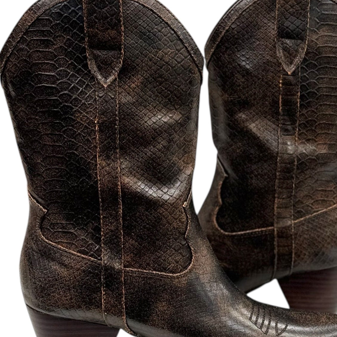 Benji Pointed Toe Western Pull On Boot