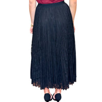 Madison Textured Pleated Skirt