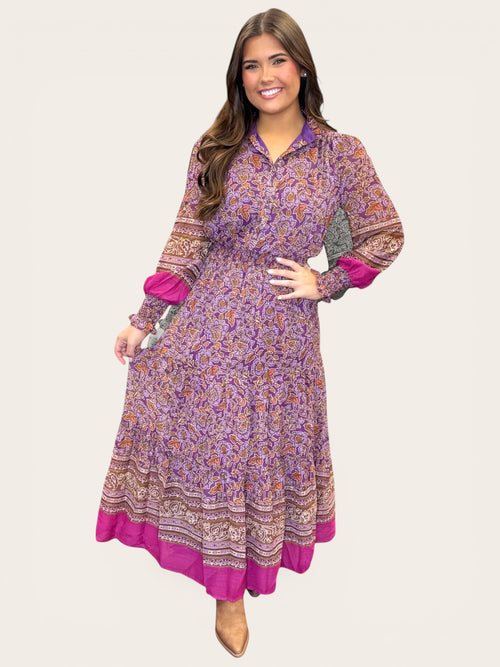 Floral Chiffon Maxi | Adore Boutique women's clothing & accessories