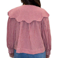 Red Gingham Top