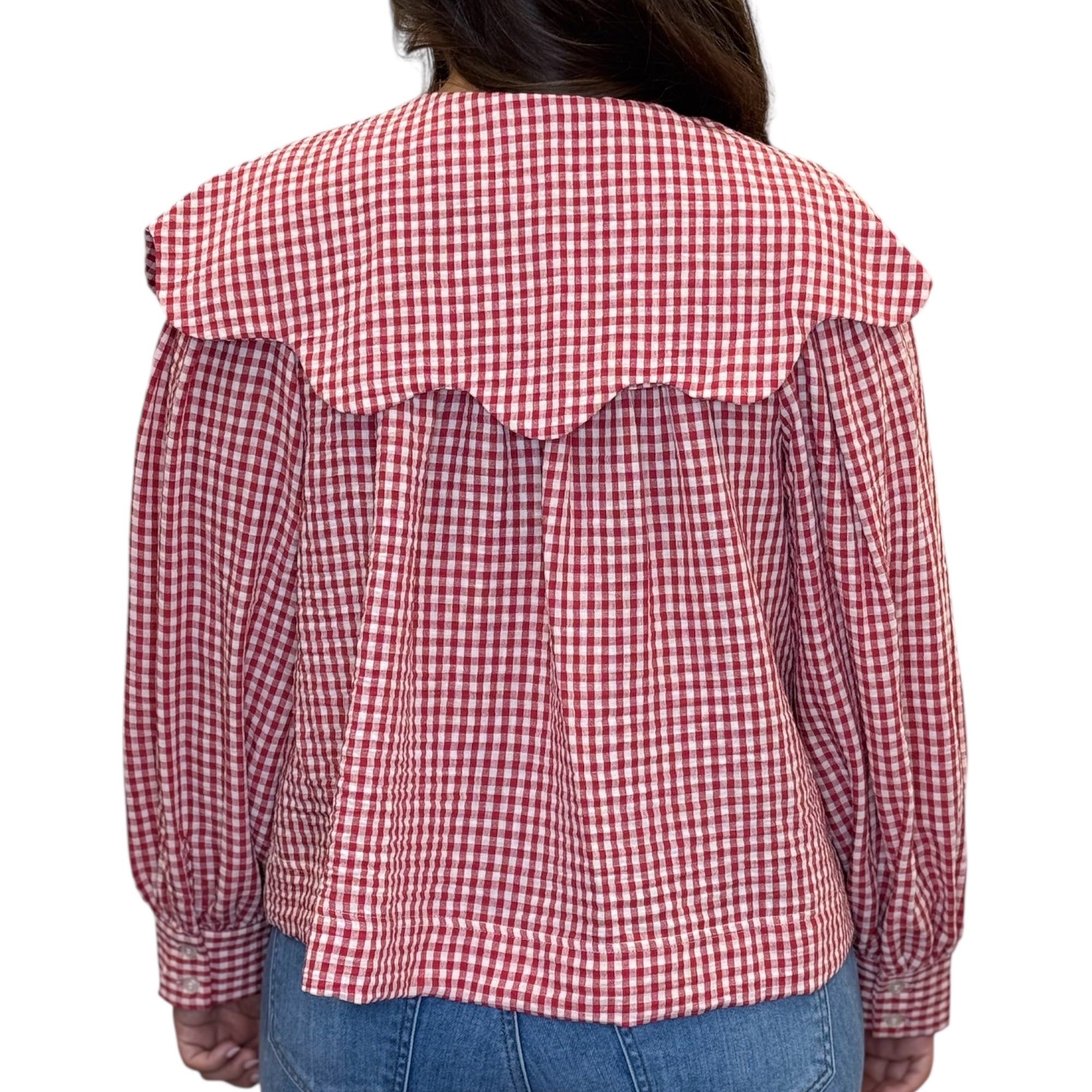 Red Gingham Top