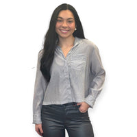 Glacier Glow Rhinestone Top