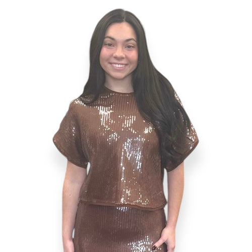 Cherry Sequined Top | Adore Boutique women's clothing & accessories