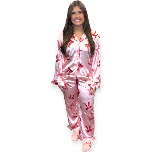 Ruffle PJ Set | Adore Boutique women's clothing & accessories