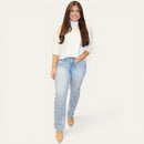 HR Pearl & Rhinestone Straight Leg | Adore Boutique women's clothing & accessories