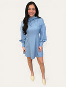 Chambray Mini Dress | Adore Boutique women's clothing & accessories