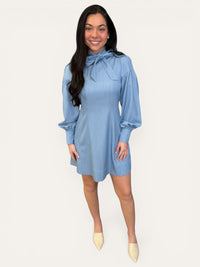 Chambray Mini Dress | Adore Boutique women's clothing & accessories