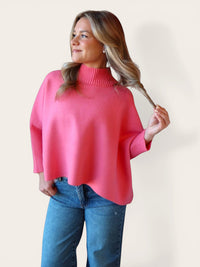 Aja Sweater- Italian Rose