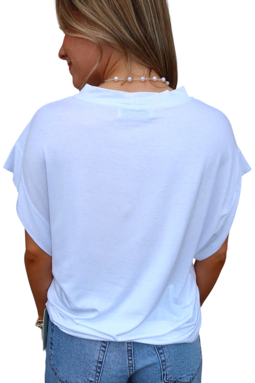 Clementine Loose Fit Muscle Tee Top