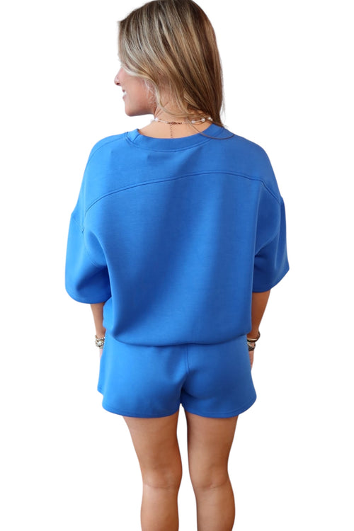 Laguna Scuba Knit Weekender Lounge Set | Tee + Shorts