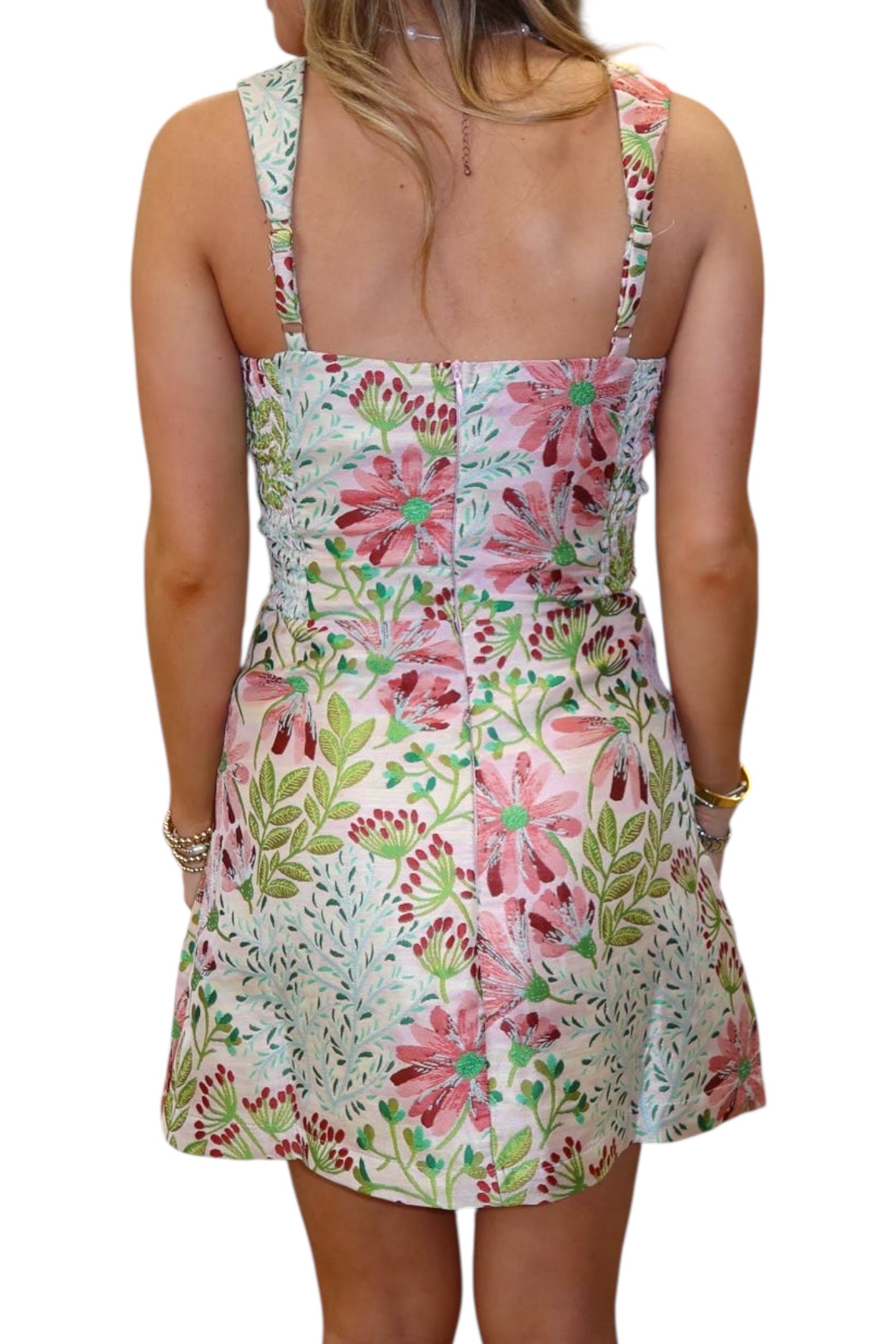 Garden Gala Jacquard Romper