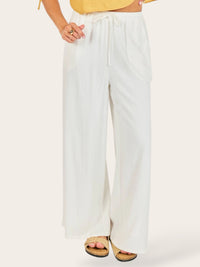 Sugarloaf Wide Leg Linen Pant | Matching Set