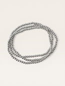 Small Silver Beaded Bracelet