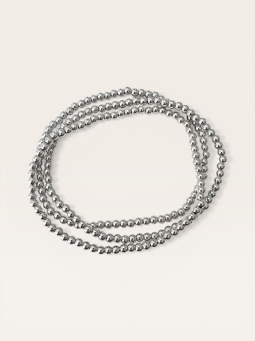 Small Silver Beaded Bracelet | Adore Boutique women's clothing & accessories