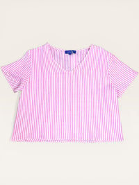 Pink Gauze Stripe Set