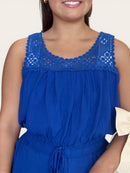Sugarloaf Crochet Yoke Sleeveless Top