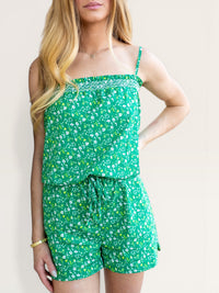 Sun Escape Smocked Romper | Adore Boutique women's clothing & accessories