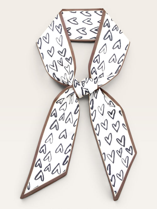 Twilly Satin Scarf | Silky Hair + Bag Accessory | 28 Prints