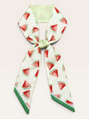 Twilly Satin Scarf | Silky Hair + Bag Accessory | 28 Prints