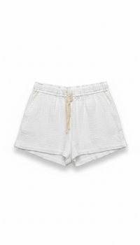 White Gauze Shorts
