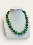 Bauble Bead With Gold Bead Necklace