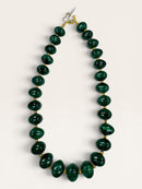Bauble Bead With Gold Bead Necklace