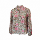 Full Bloom Floral 3/4 Length Sleeve Top