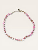 Pink Multi Heart Stone Necklace