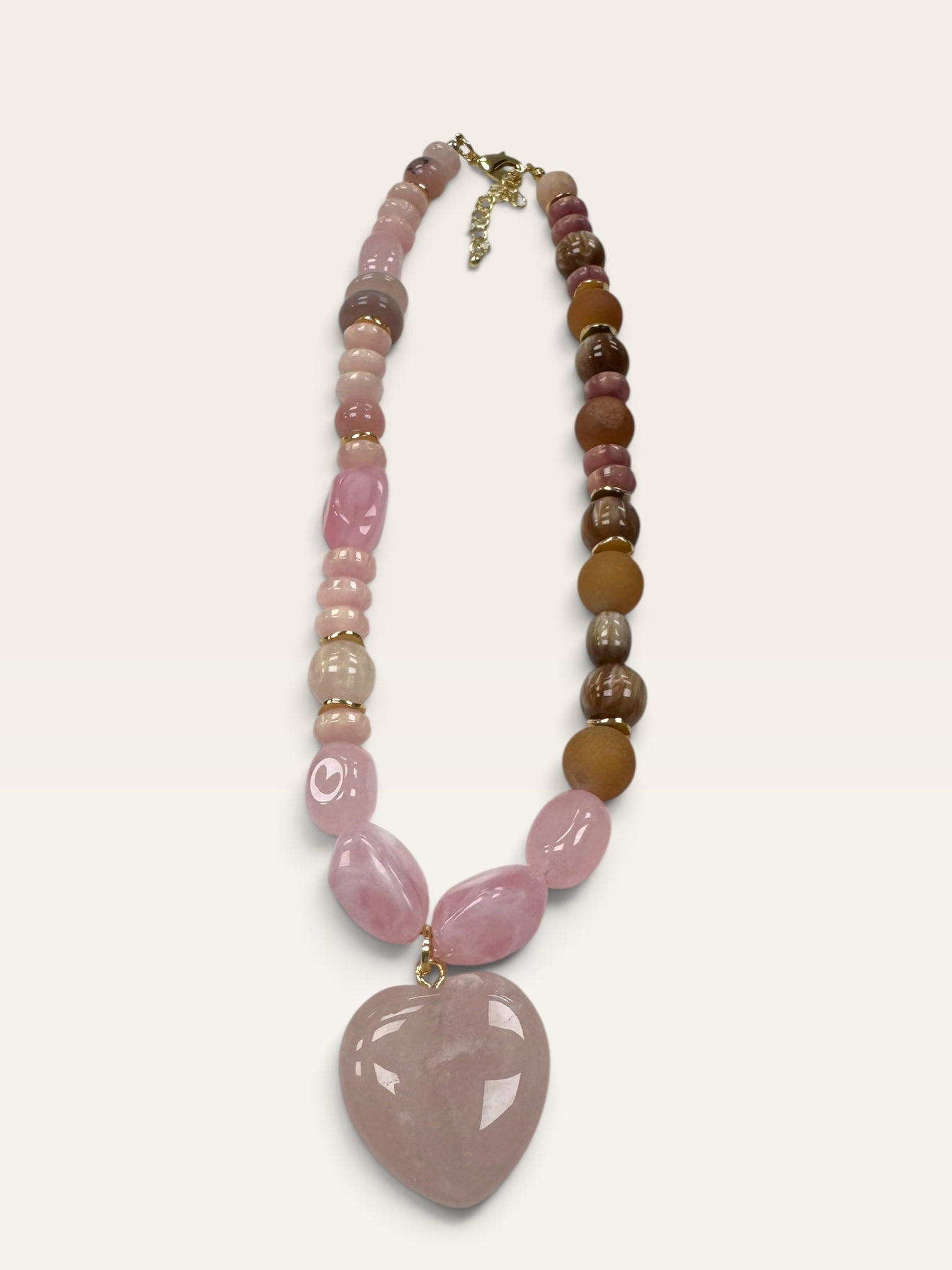 Harper Beaded Pink Necklace