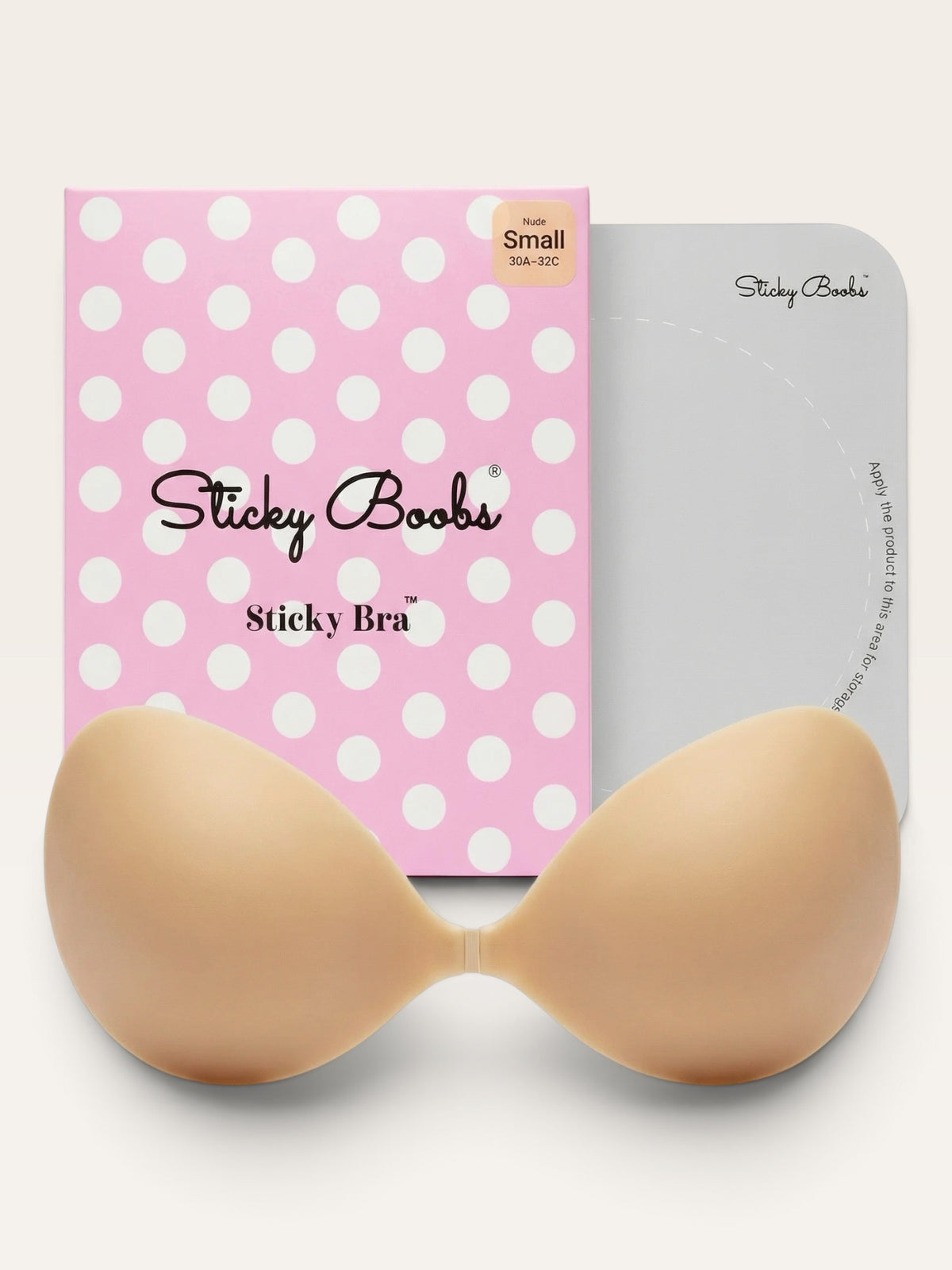 Strapless Backless Reusable Adhesive Push Up Sticky Bra