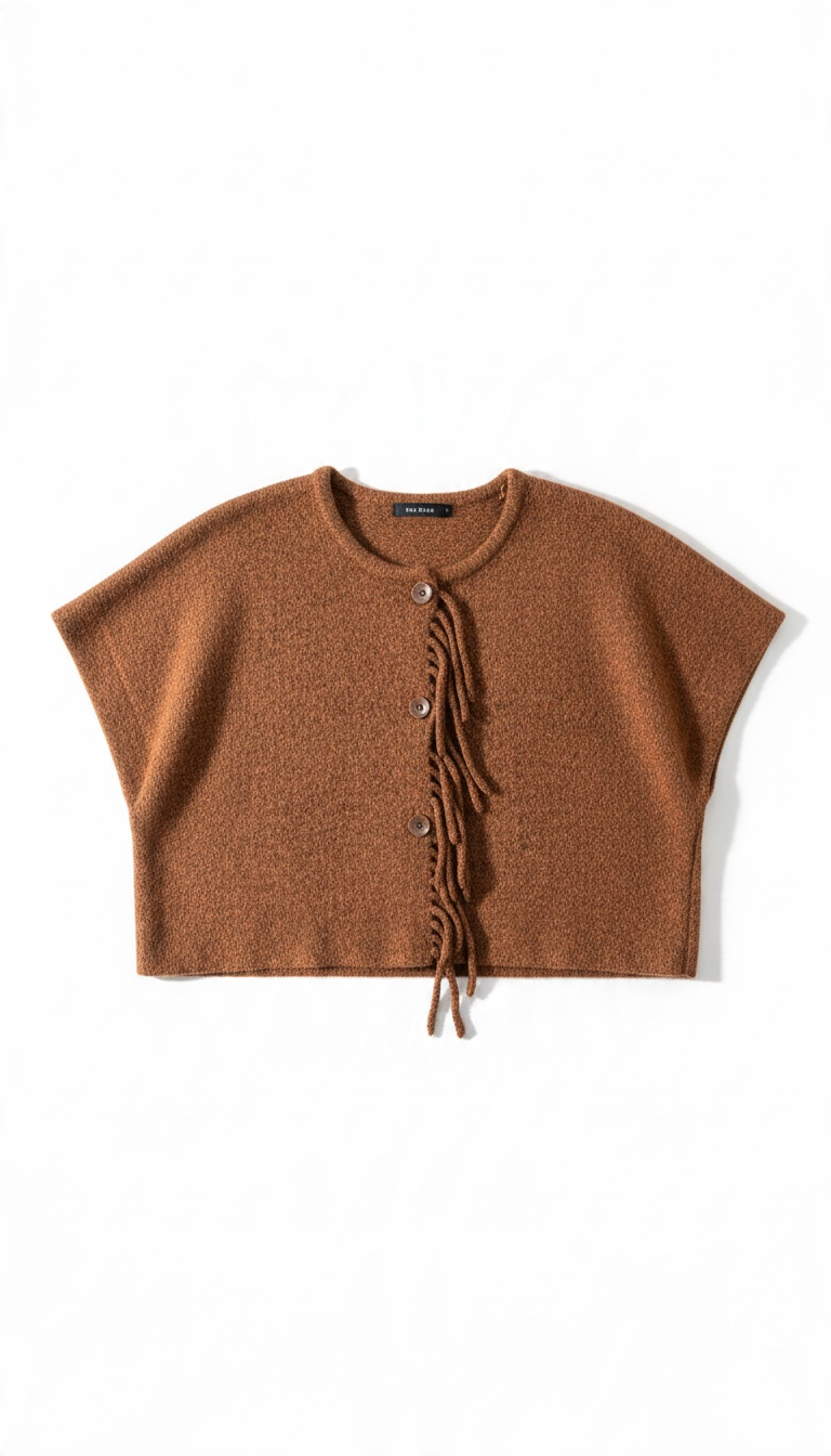 Bonfire Sachi sweater vest back view