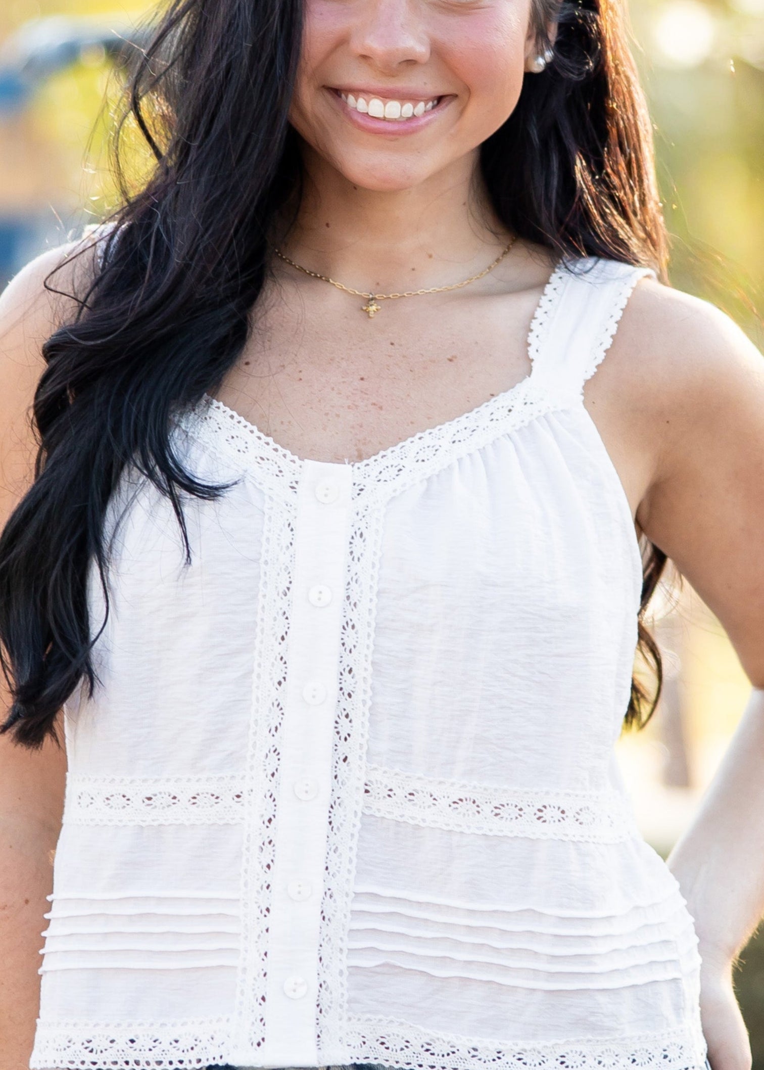 Percy Lace Trim Cami