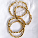 Waterproof Dainty Gold Double Beaded Bracelet Set