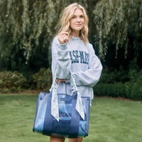 Case-Mate Something Navy Twilly Jelly Tote Bag