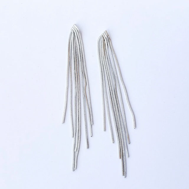 Metal Fringe Earring