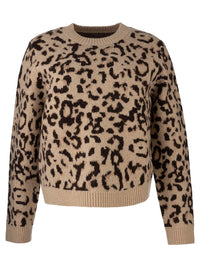 Gisela Animal Print Sweater