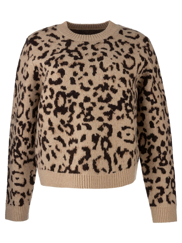 Gisela Animal Print Sweater