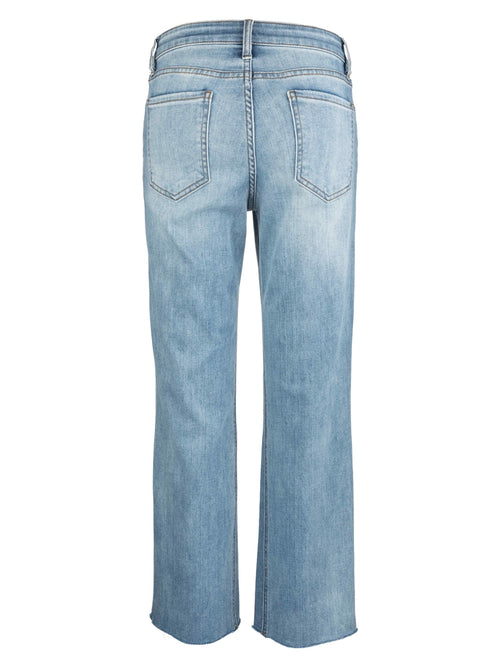 Kelsey High Rise Fab AB Ankle Flare Jean in Honest Medium Wash