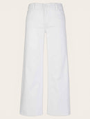 Meg HR Fab AB Wide Leg- Optic White