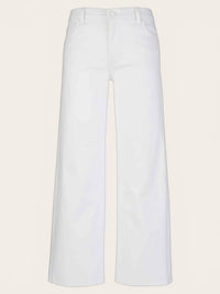 Meg HR Fab AB Wide Leg- Optic White