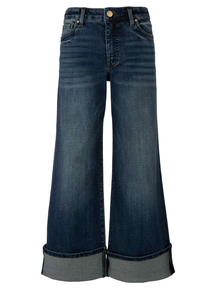 Meg HR Fab AB Wide Leg Roll Up- Interconnected